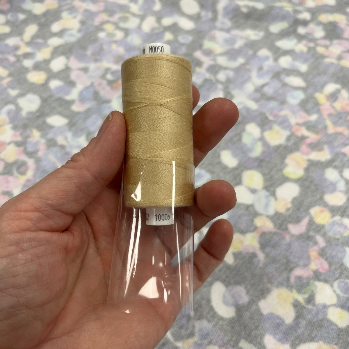 Dark Cream 050 - Coats Moon Spun Polyester Sewing Thread 1000yds ...