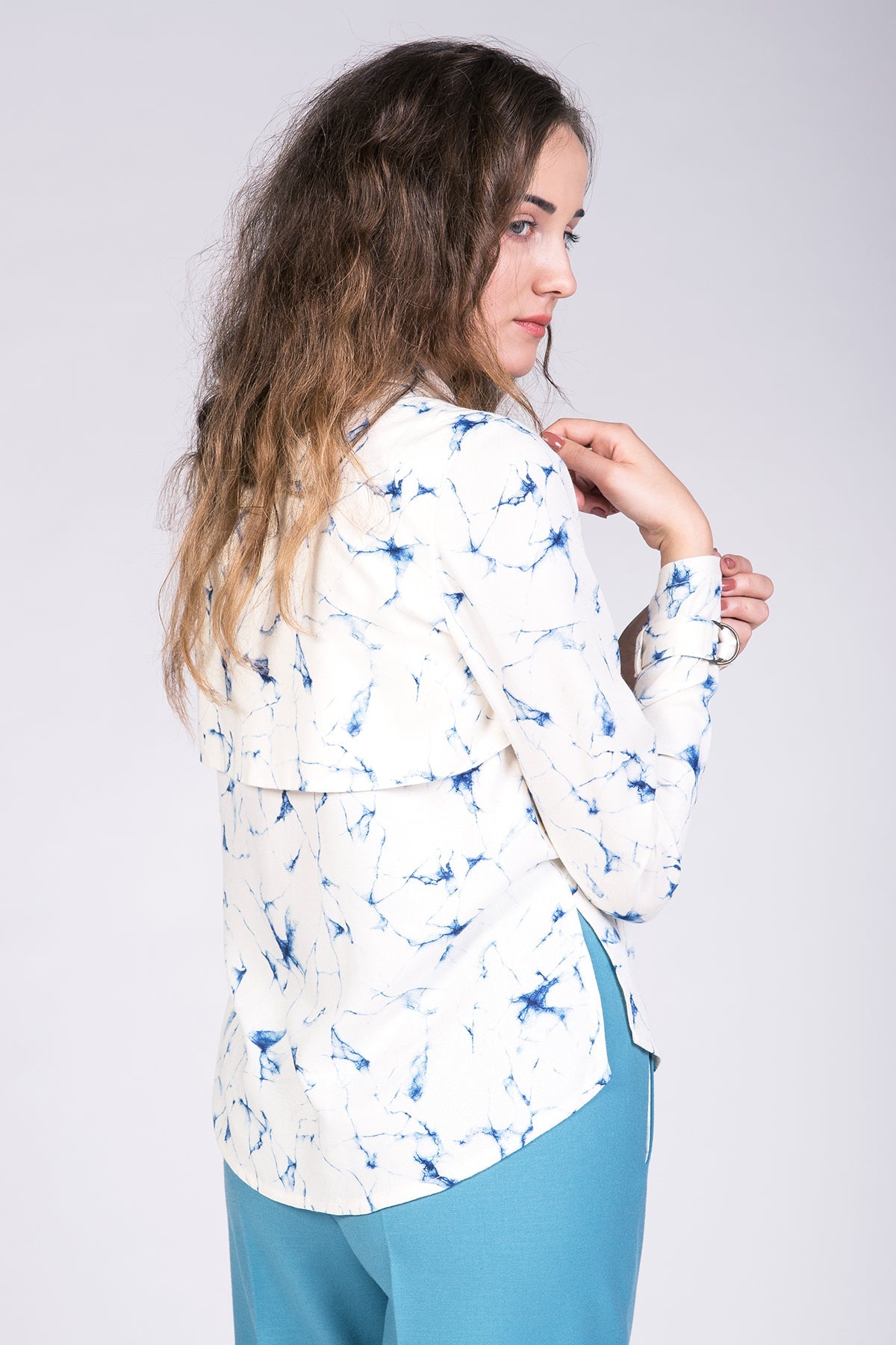 Trench blouse sewing pattern