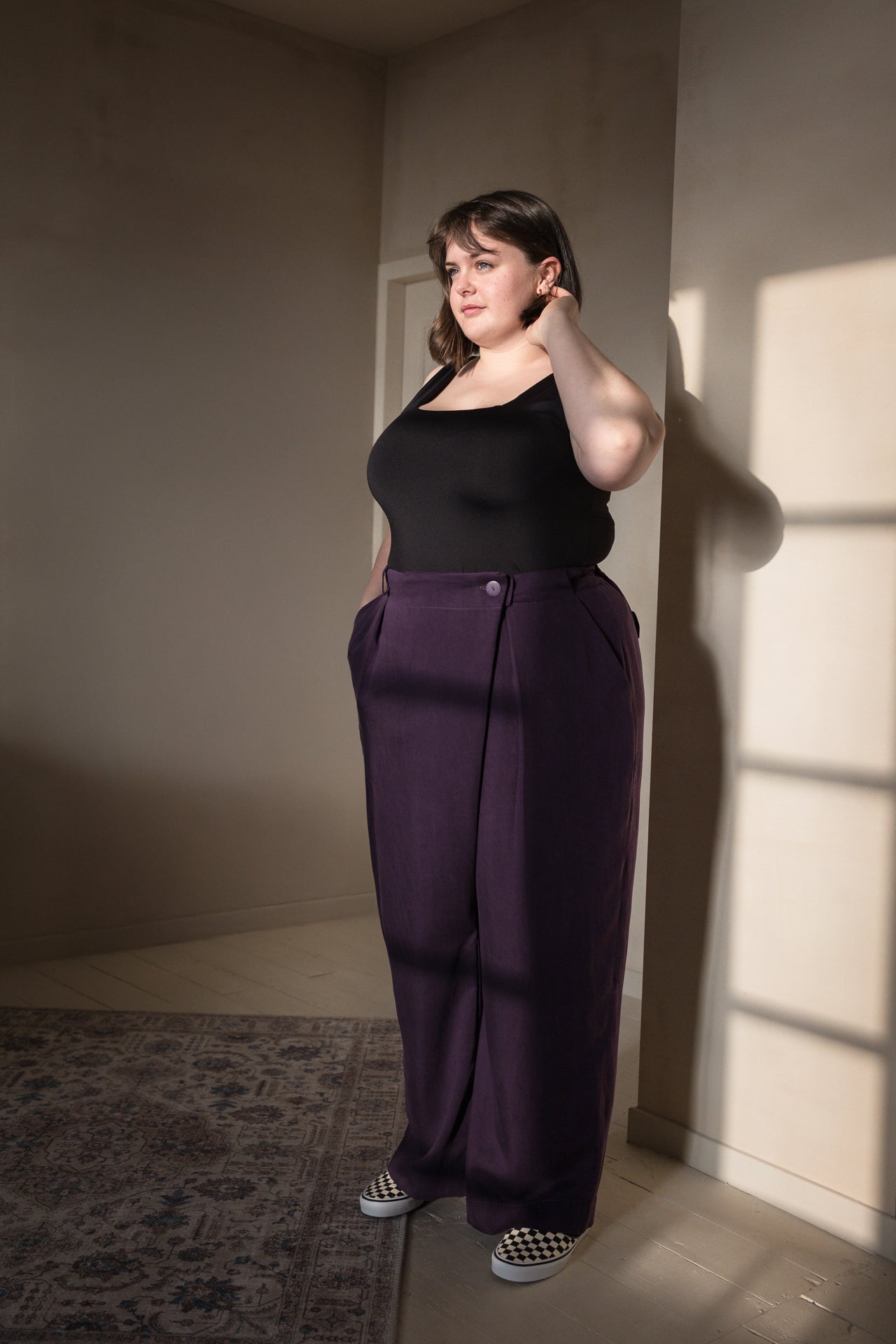 Pantalon tailleur portefeuille Hugo