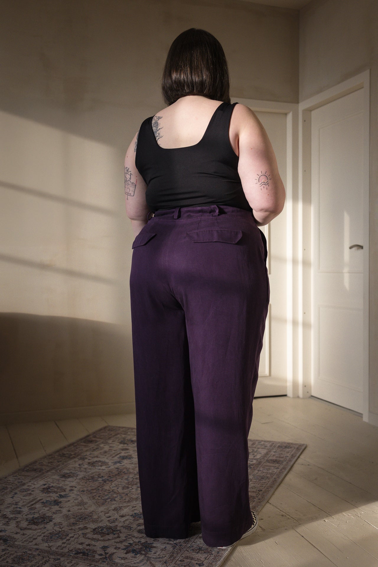 Pantalon tailleur portefeuille Hugo