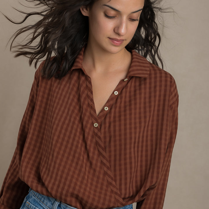 Chemise croisée Jane