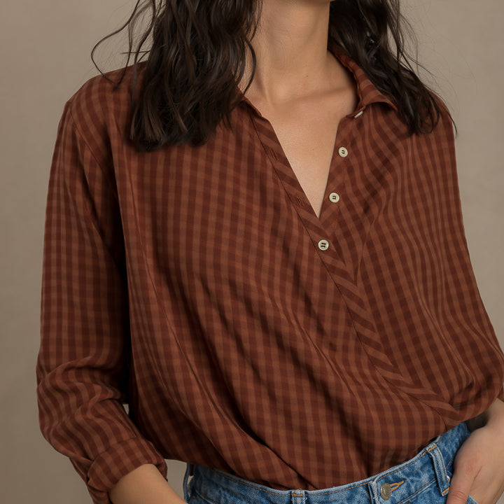 Chemise croisée Jane