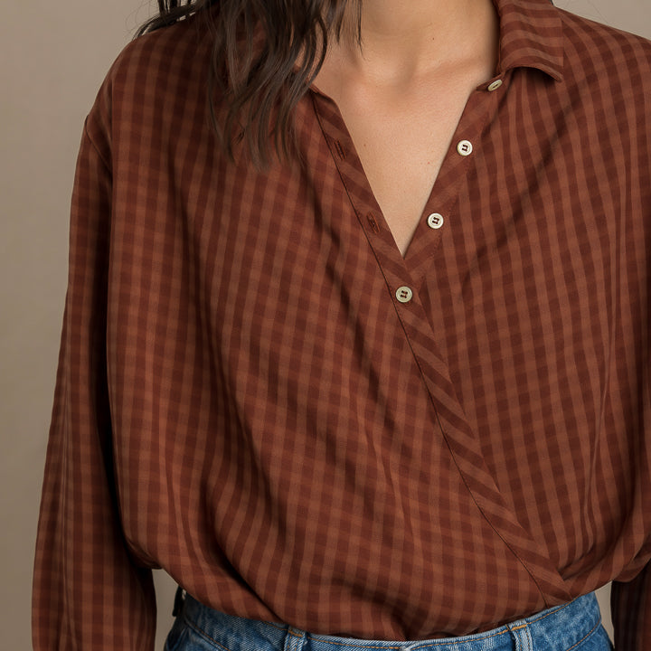 Chemise croisée Jane