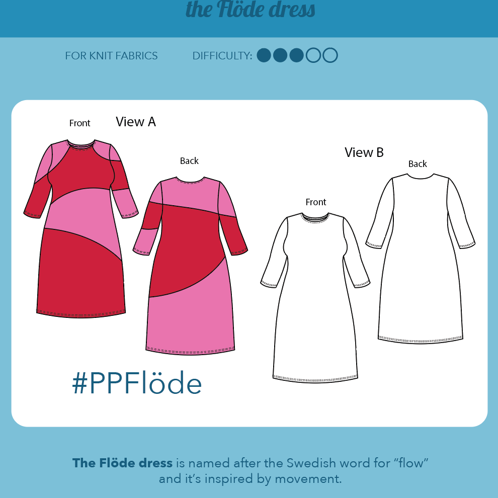 Flöde Dress PDF pattern
