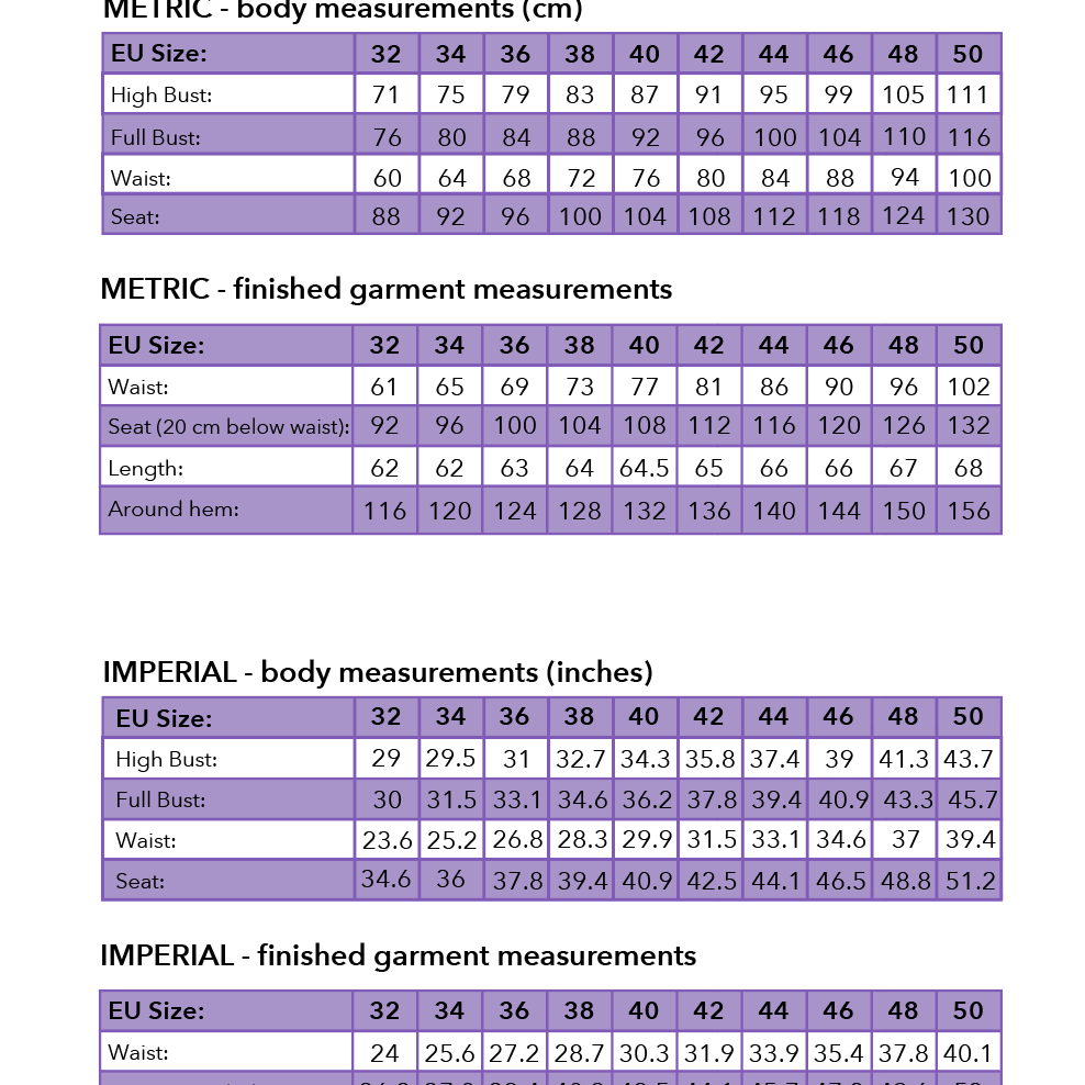 Silje Skirt PDF Pattern