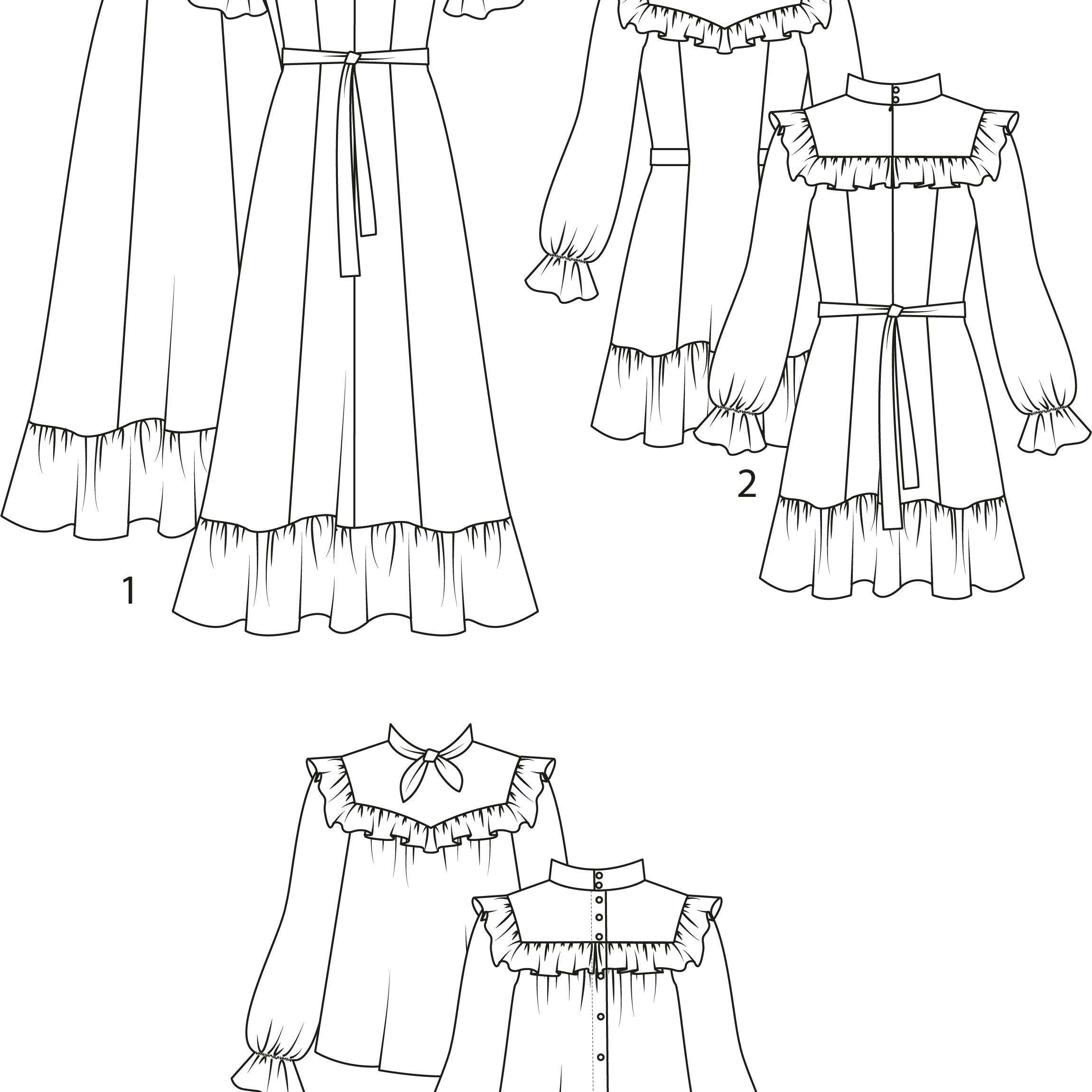 Robe & Blouse Sorolla