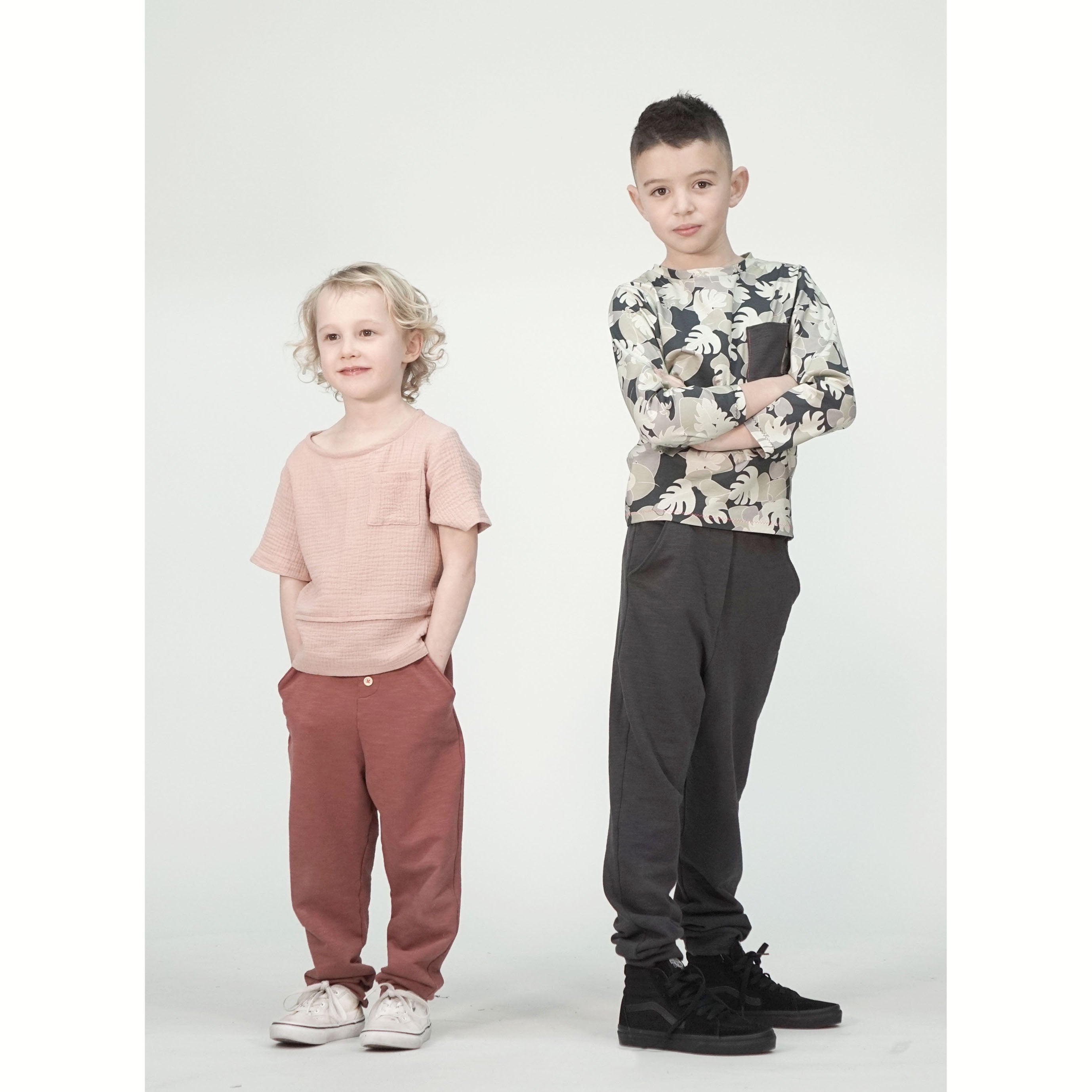 Kids Slouch Pant Jogger PDF Sewing Pattern