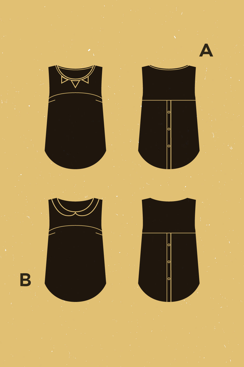 Datura Tank Top Pattern