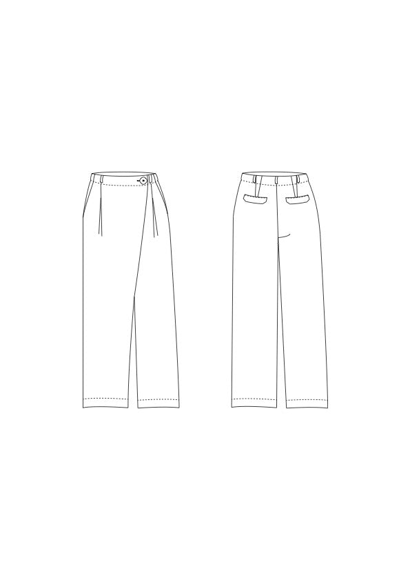 Pantalon tailleur portefeuille Hugo