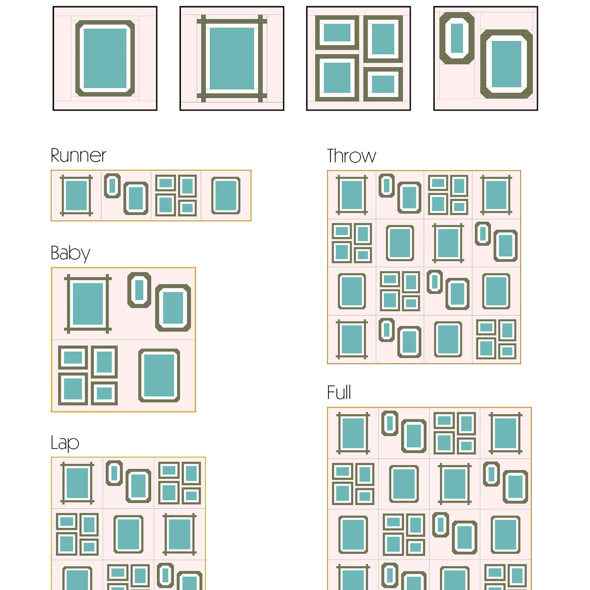 Gallery Wall Quilt pattern