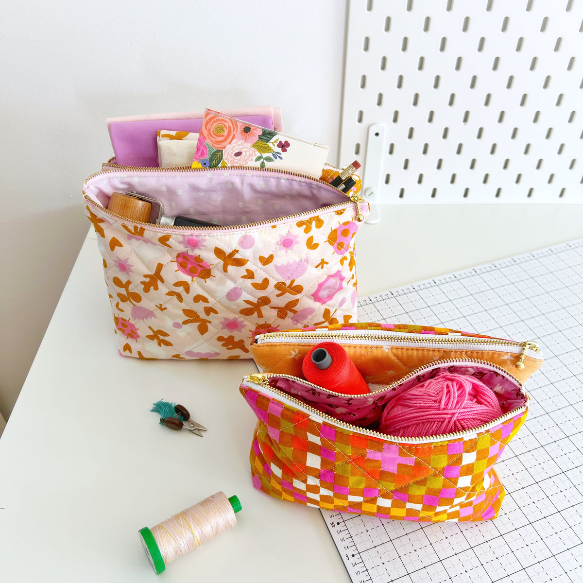Gemini pouch sewing pattern