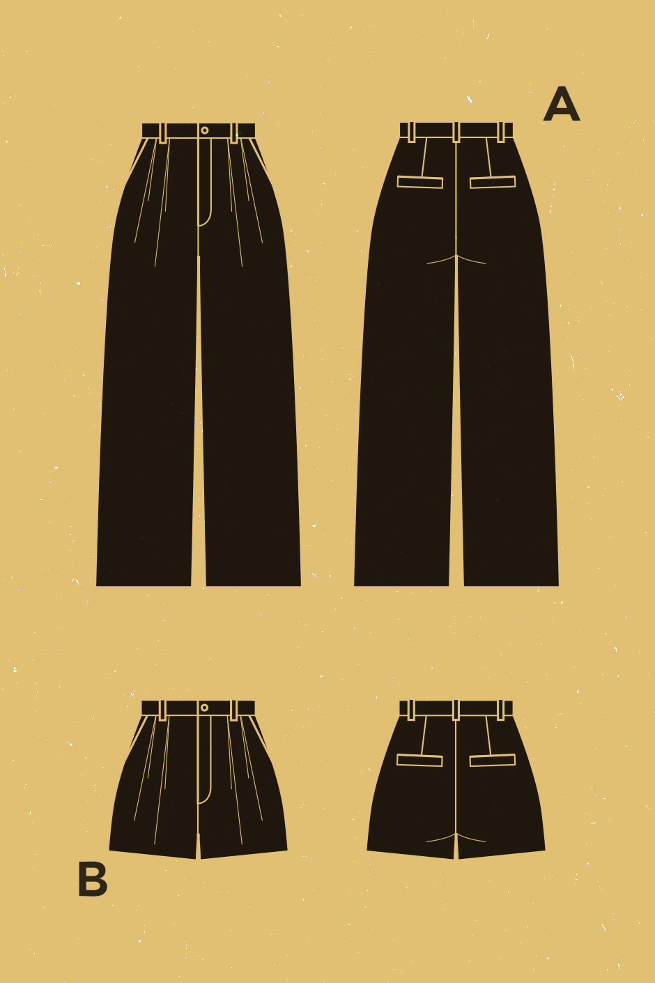 Genêt Pants + Shorts Pattern