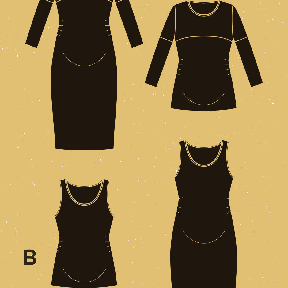 Givre Maternity Dress + T-shirt Pattern