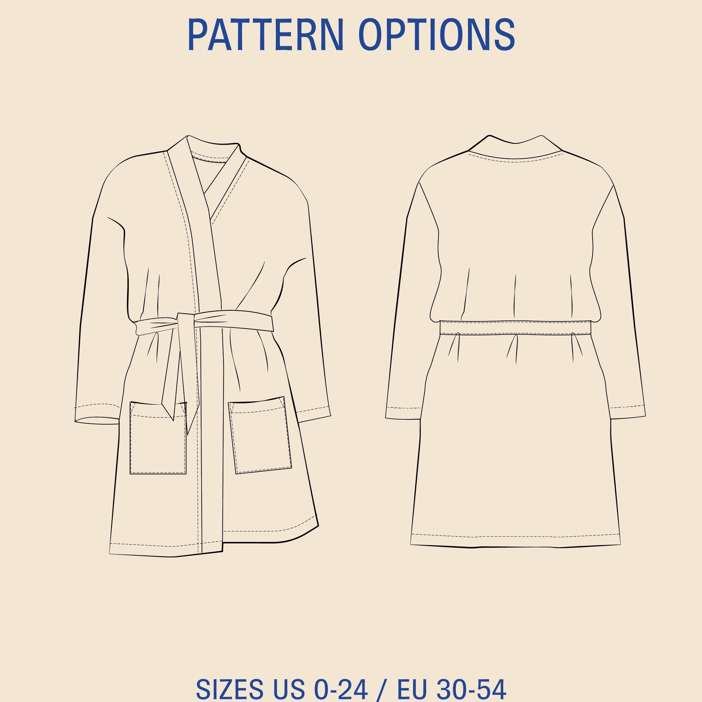 Norma Jean Kimono Sewing Pattern