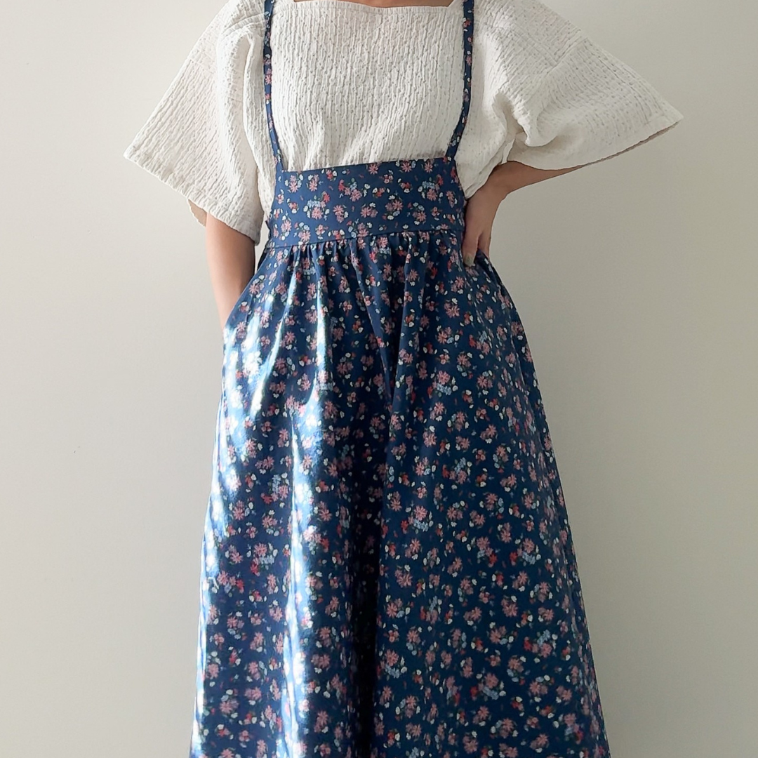PDF Low Bib Pinafore Pattern - Sewing Therapy