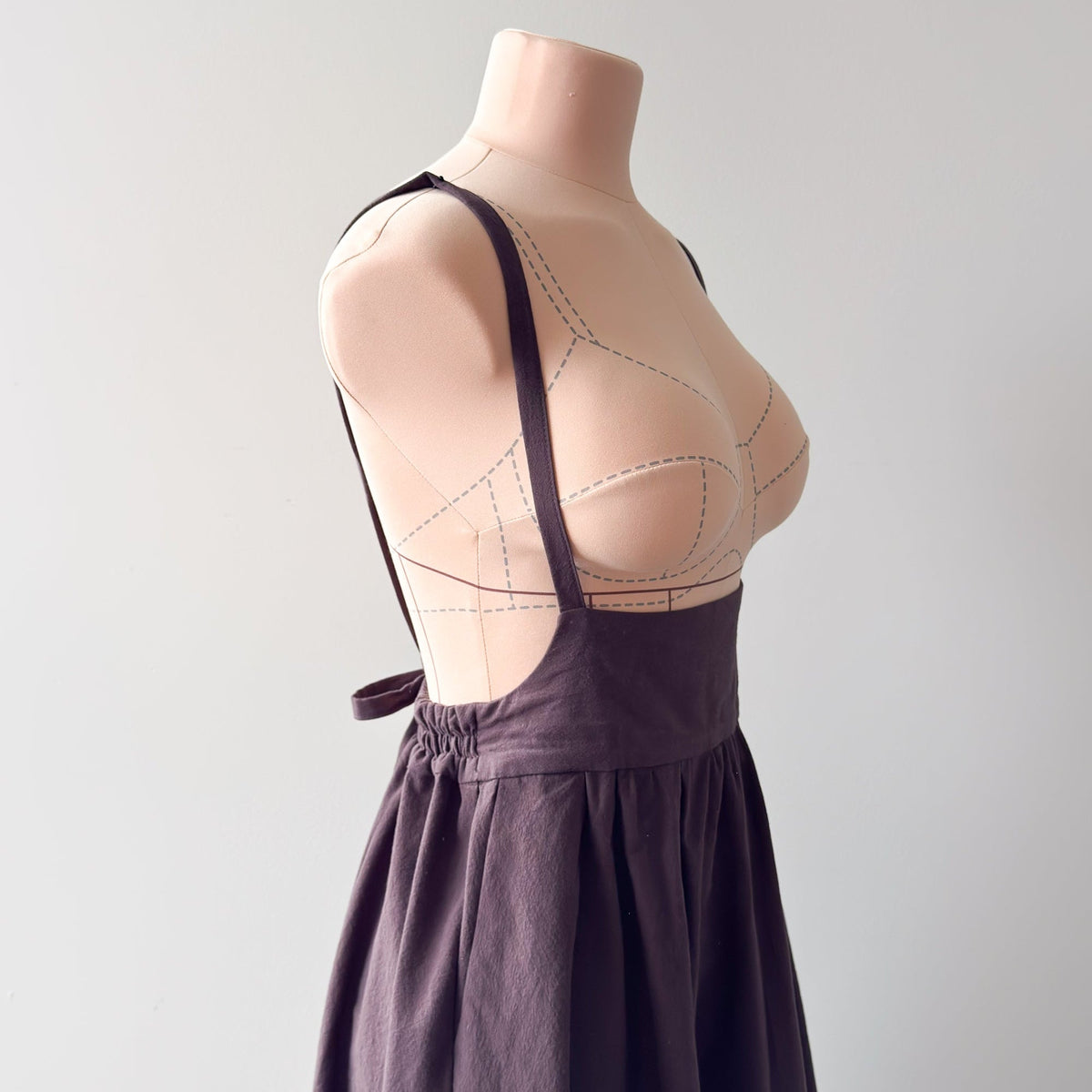 PDF Low Bib Pinafore Pattern - Sewing Therapy