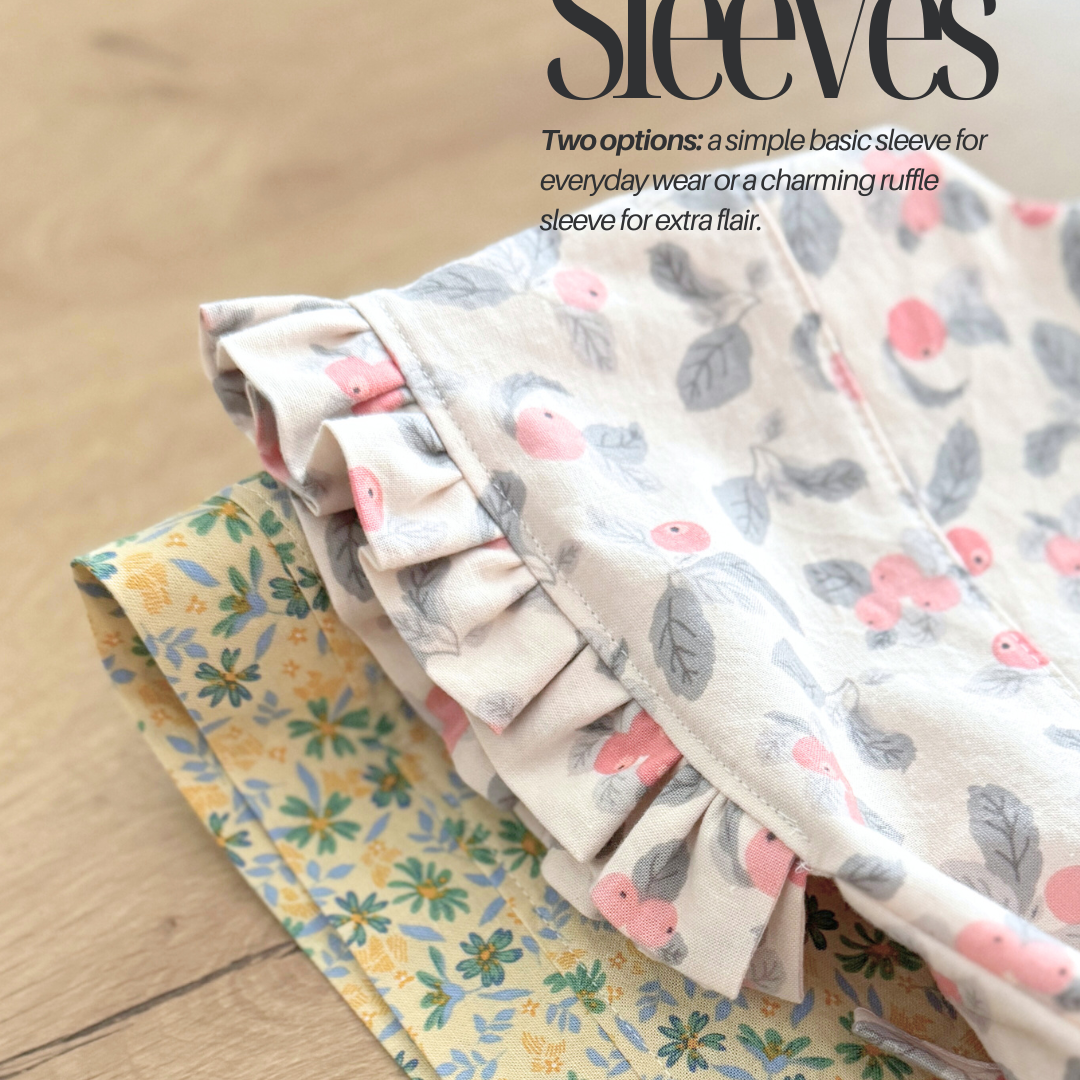PDF Mini Tie Dress Pattern for Ages 1 – 12 (Sizes 80–150 cm) | Sewing Therapy