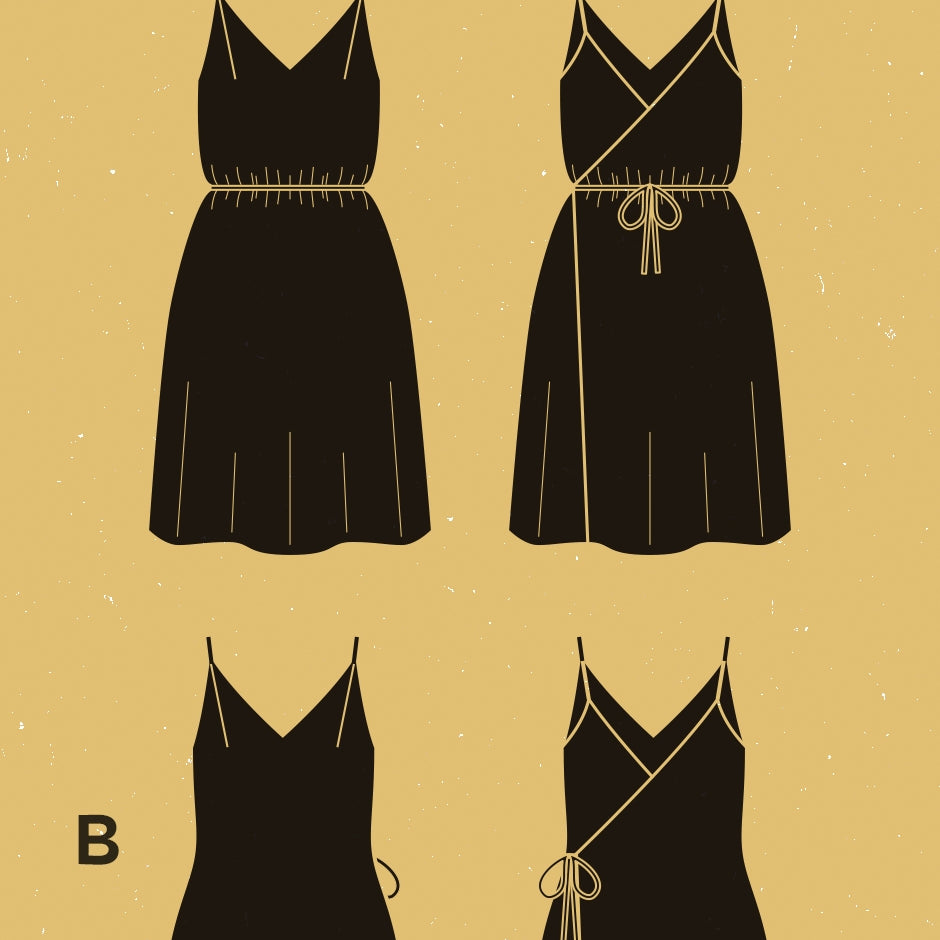 Pensée Dress + Top Pattern Pattern