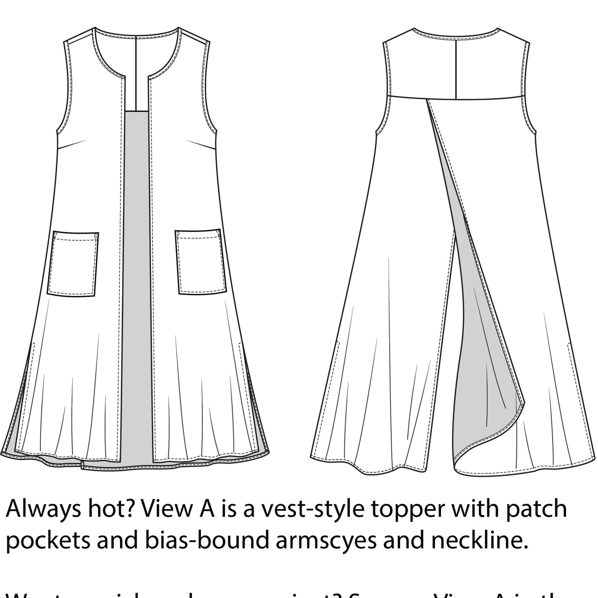 Style Falcon Daring Duster Digital Sewing Pattern