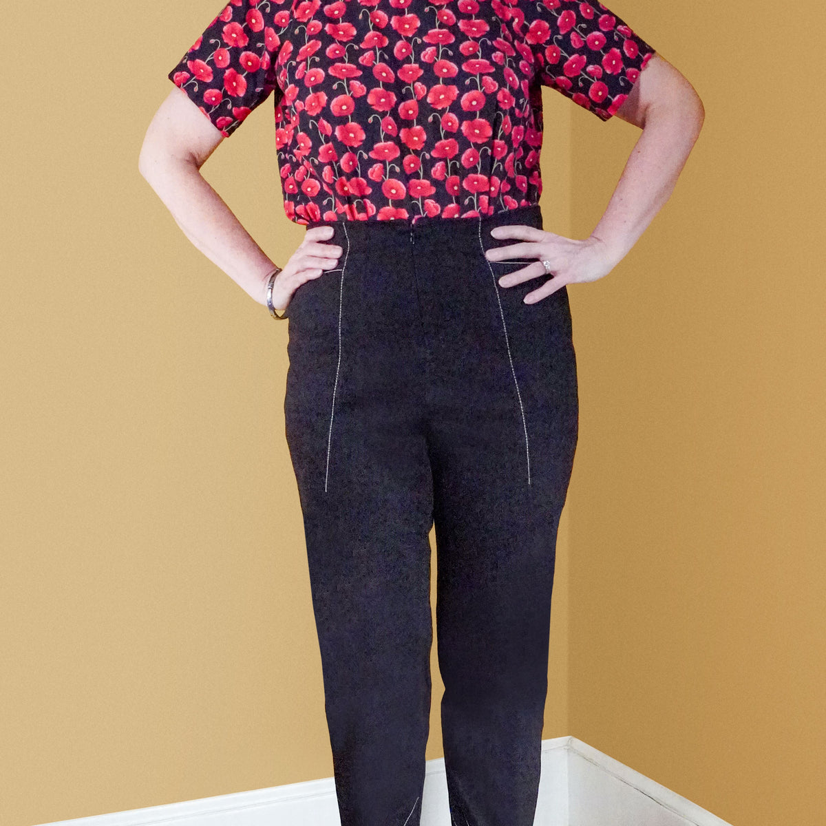 Style Falcon Diamond Hem Trousers Digital Sewing Pattern