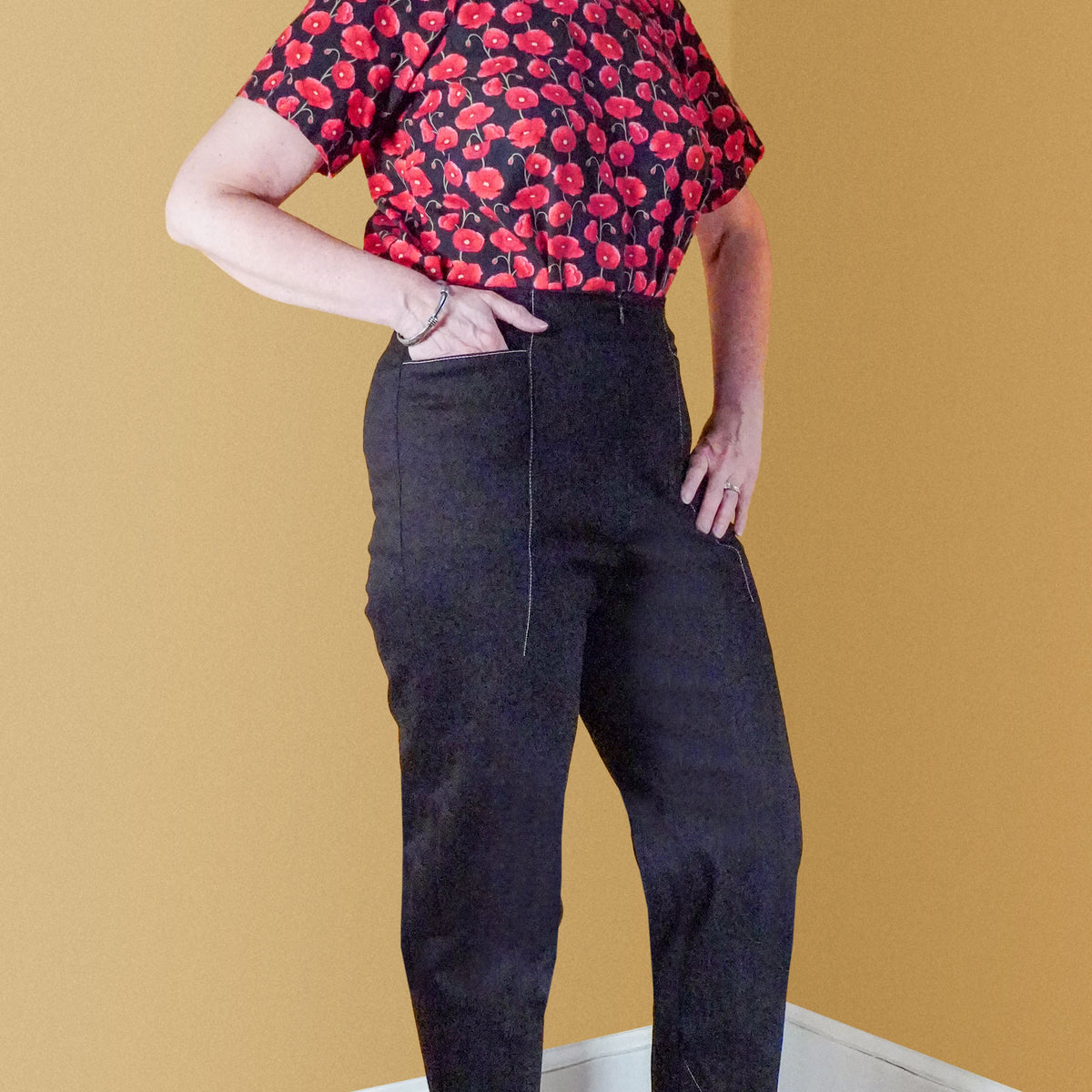 Style Falcon Diamond Hem Trousers Digital Sewing Pattern