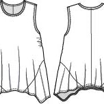 Style Falcon Gorgeous Godet Top Digital Sewing Pattern