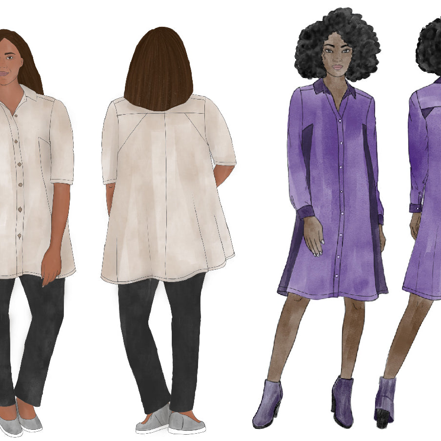 Style Falcon Make a Point Dress Digital Sewing Pattern