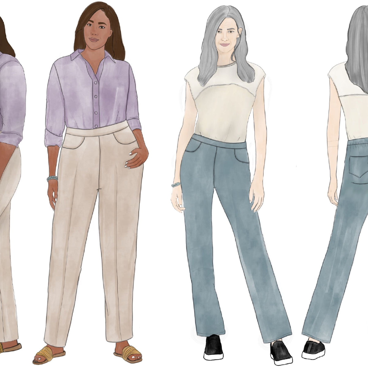 Style Falcon Secret Jeans Trousers Digital Sewing Pattern