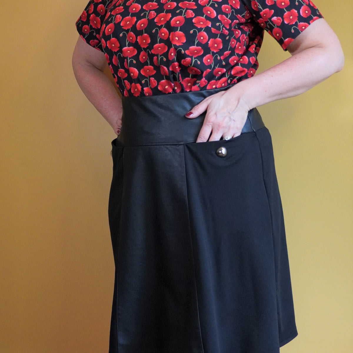 Style Falcon Straight A's Skirt Digital Sewing Pattern
