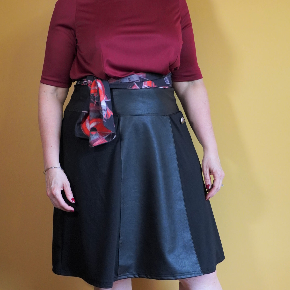 Style Falcon Straight A's Skirt Digital Sewing Pattern