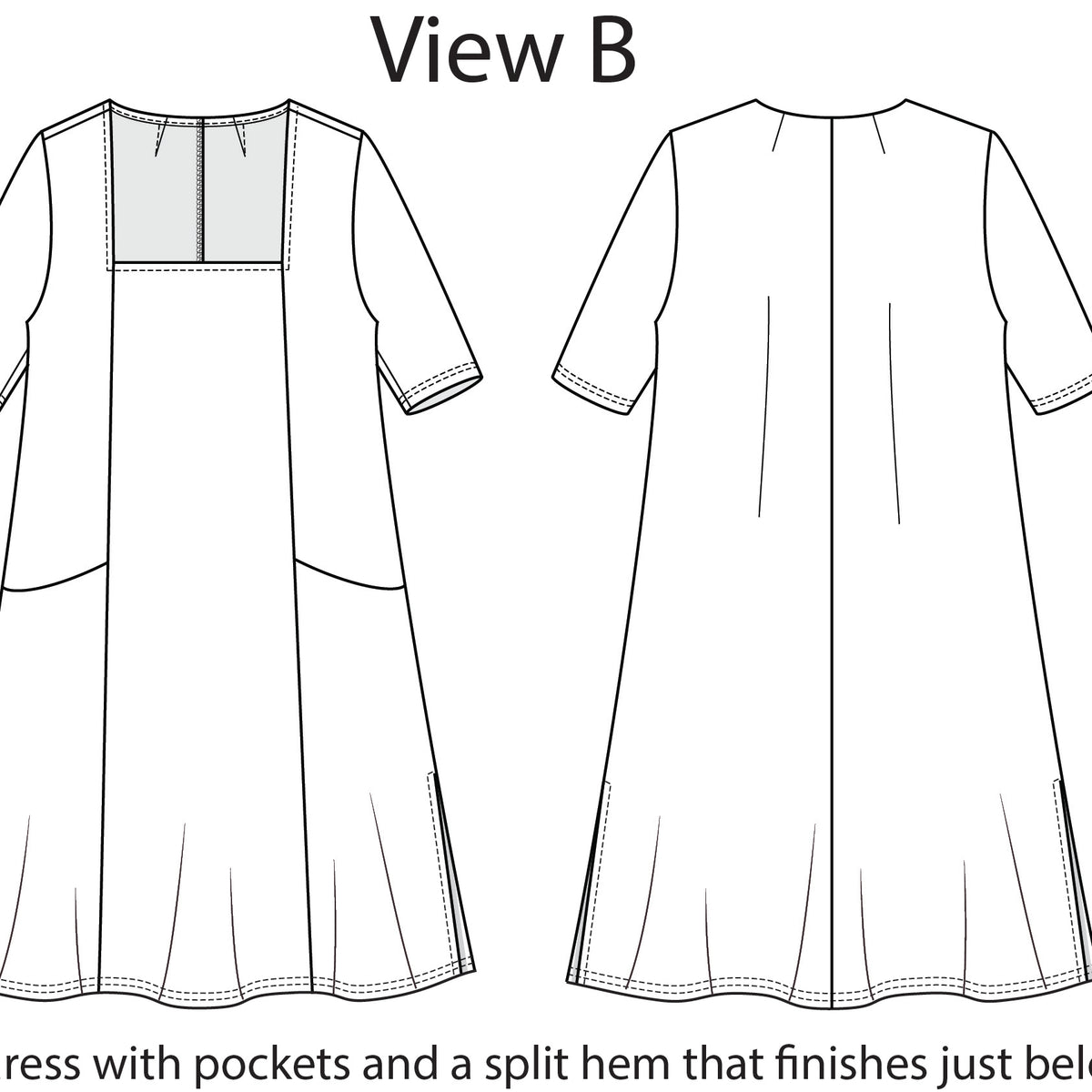 Style Falcon Two-hour Dress Digital Sewing Pattern