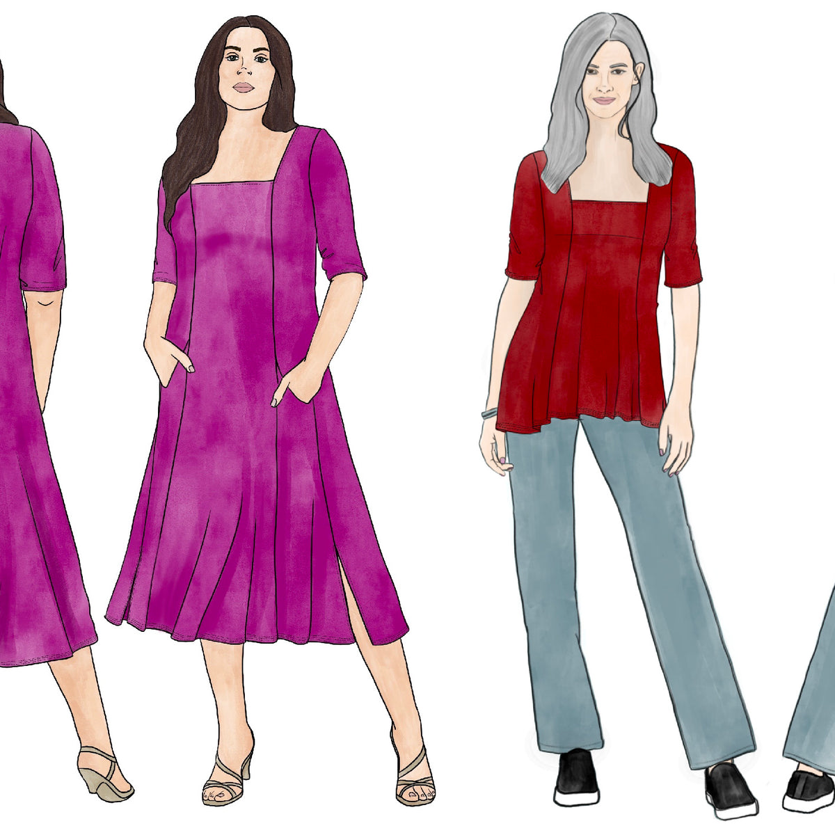 Style Falcon Two-hour Dress Digital Sewing Pattern