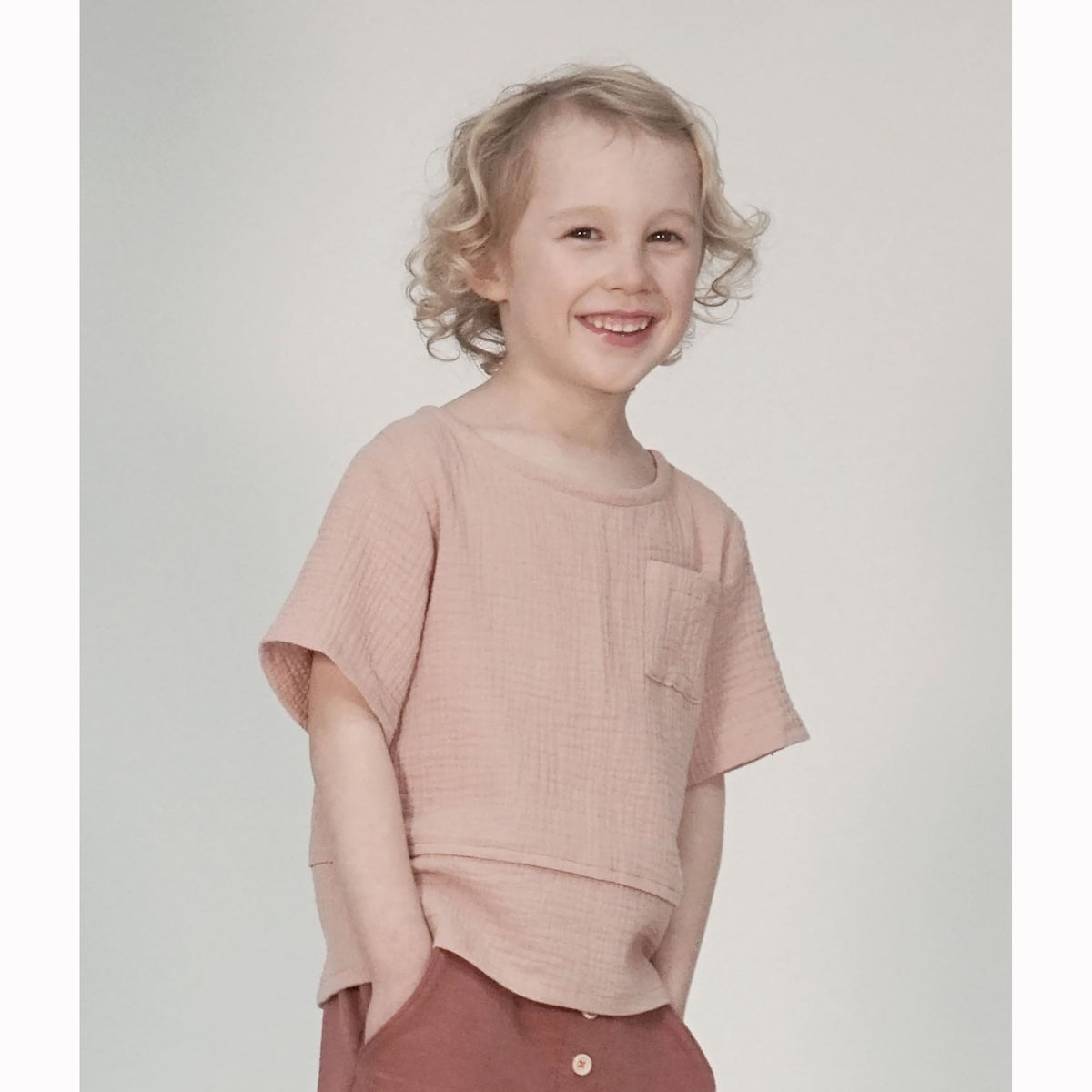 Childrens Woven T-shirt/Top PDF Sewing Pattern