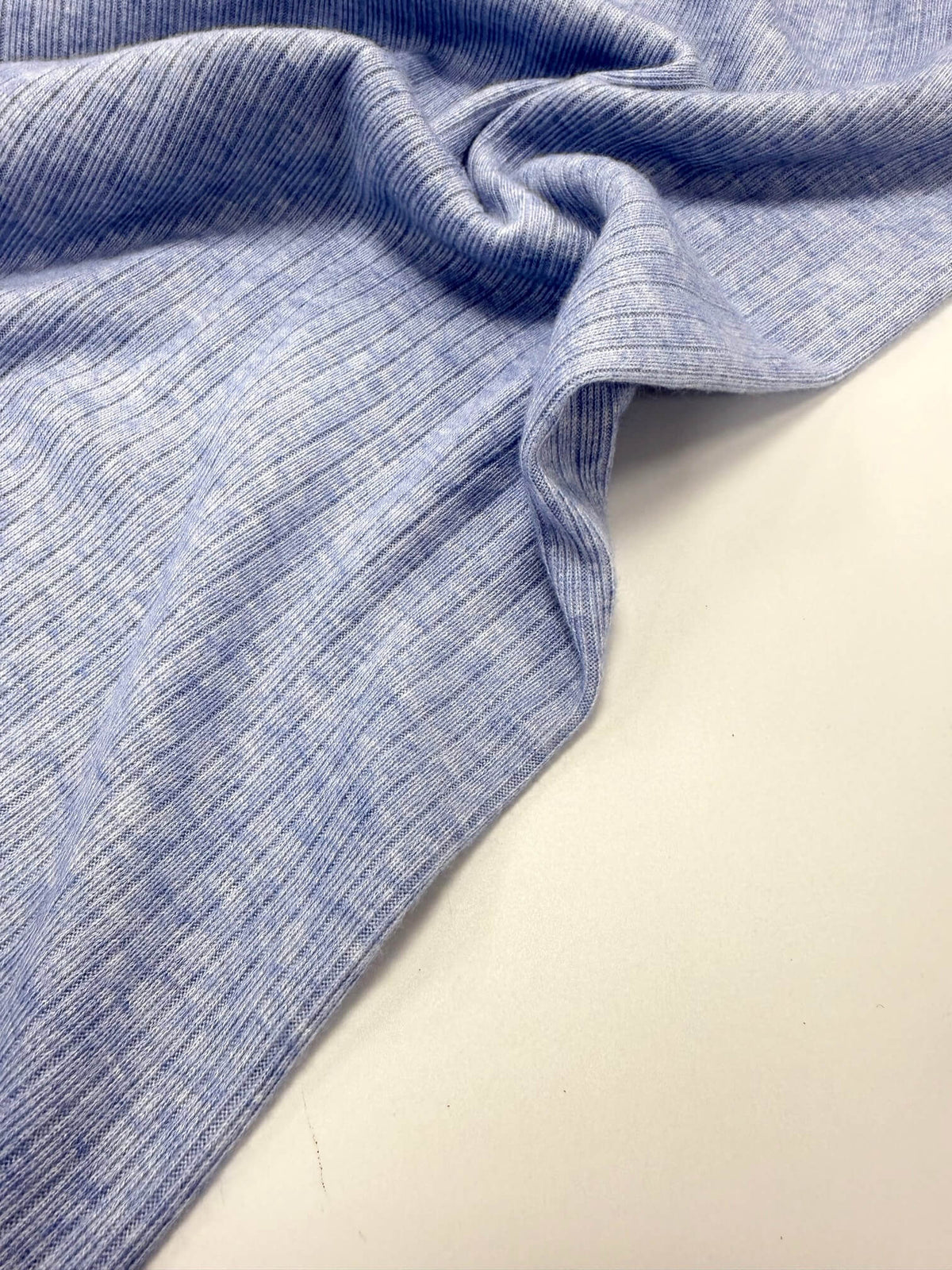Powder Rib Color Soft Rhythm Rib | Viscose Blend | Powder Blue – BeyondThePinkDoor