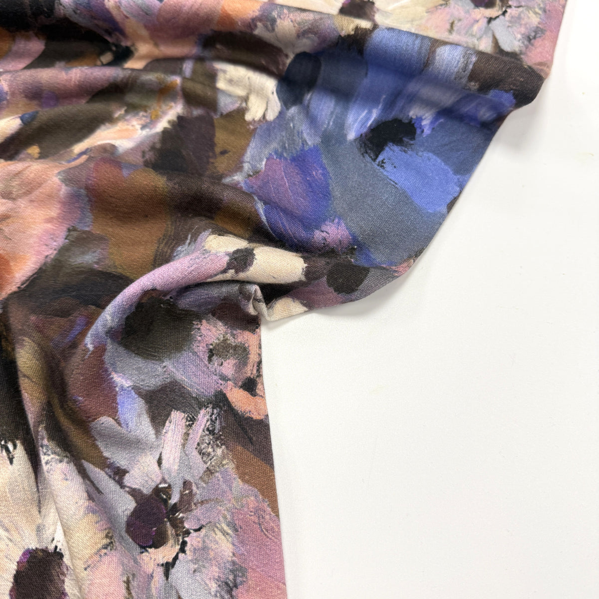Painted Posy | French Terry | Bluebell – BeyondThePinkDoor