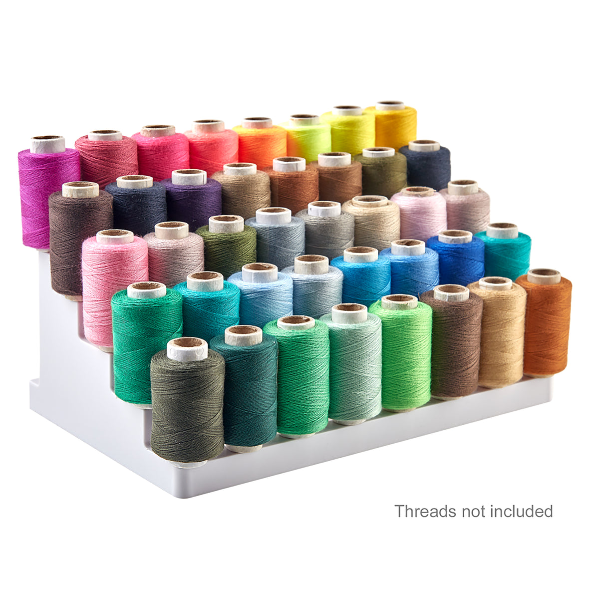 Thread Spool Rack – Holds 40 Spools – BeyondThePinkDoor
