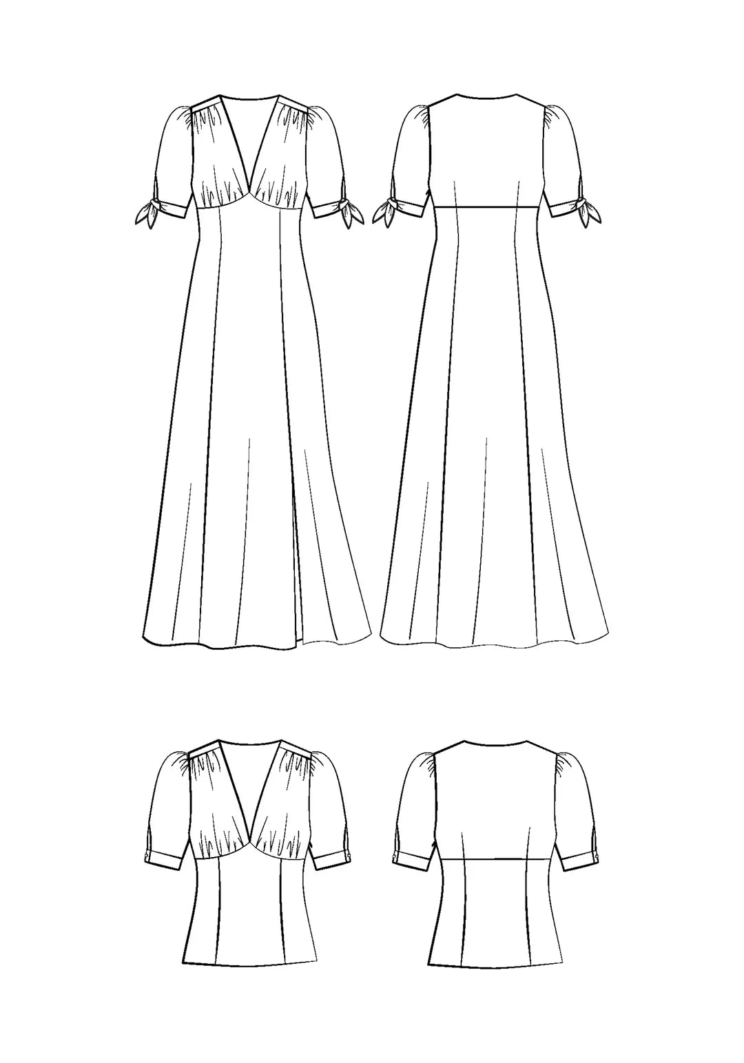 Maison Fauve | ROSALIE Dress Sewing Pattern BeyondThePinkDoor Maison Fauve | ROSALIE Dress Sewing Pattern BeyondThePinkDoor