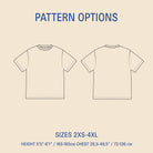 Big T-shirt sewing pattern