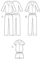 Carolyn Pajamas Pattern