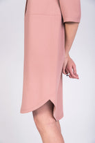 Curved hem tunic dress sewing pattern