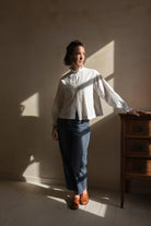 Blouse plissée Henriette