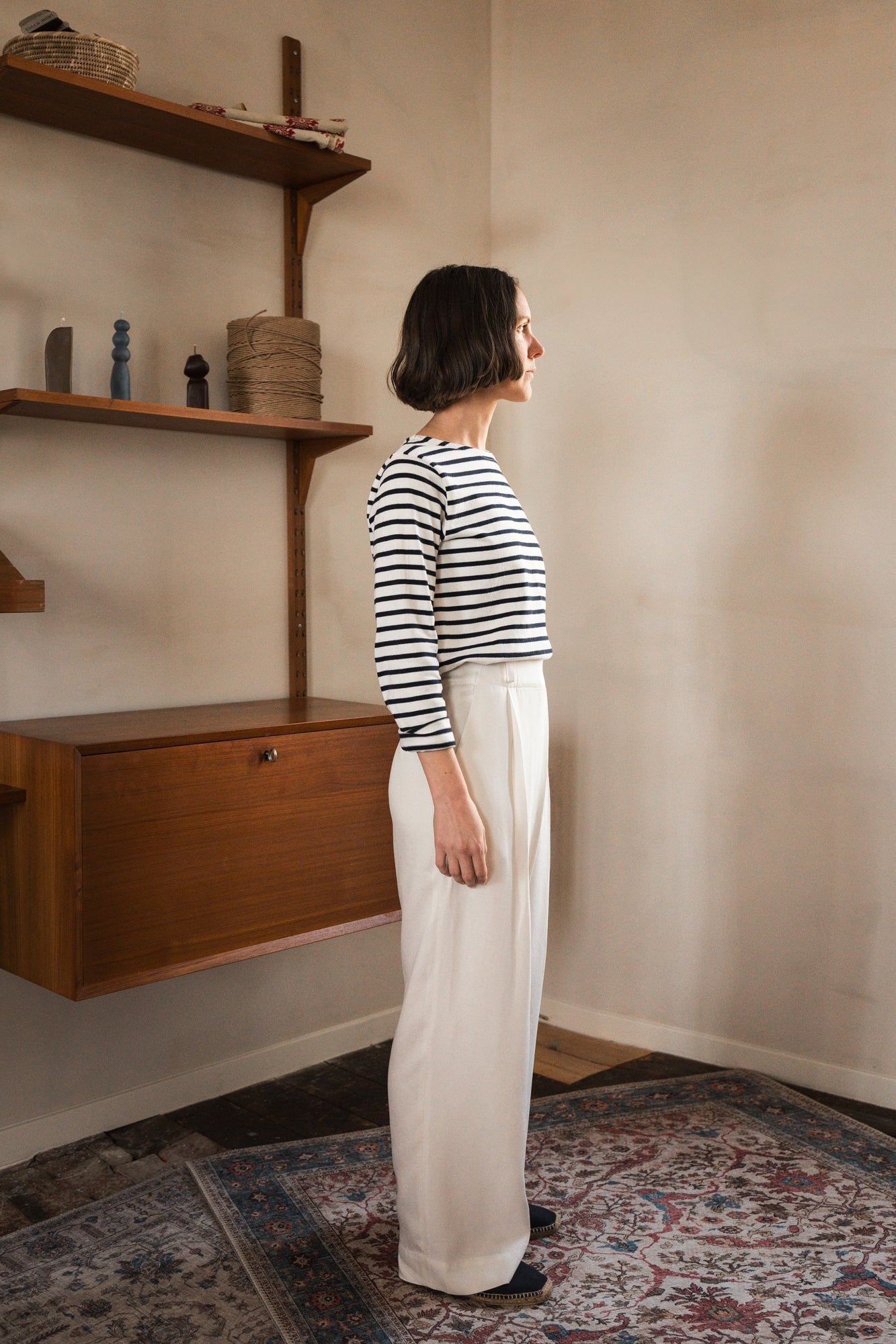 Pantalon tailleur portefeuille Hugo