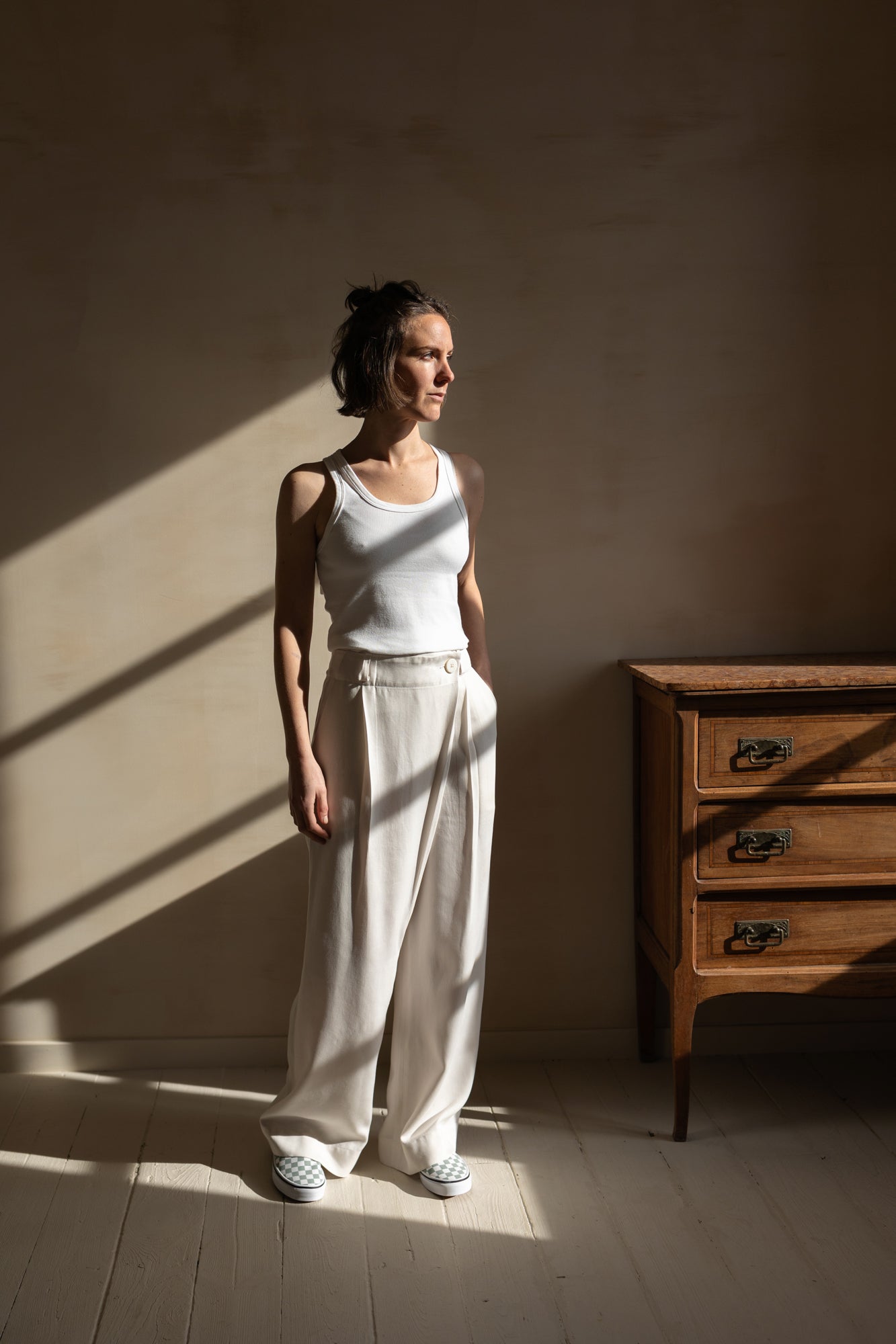 Pantalon tailleur portefeuille Hugo