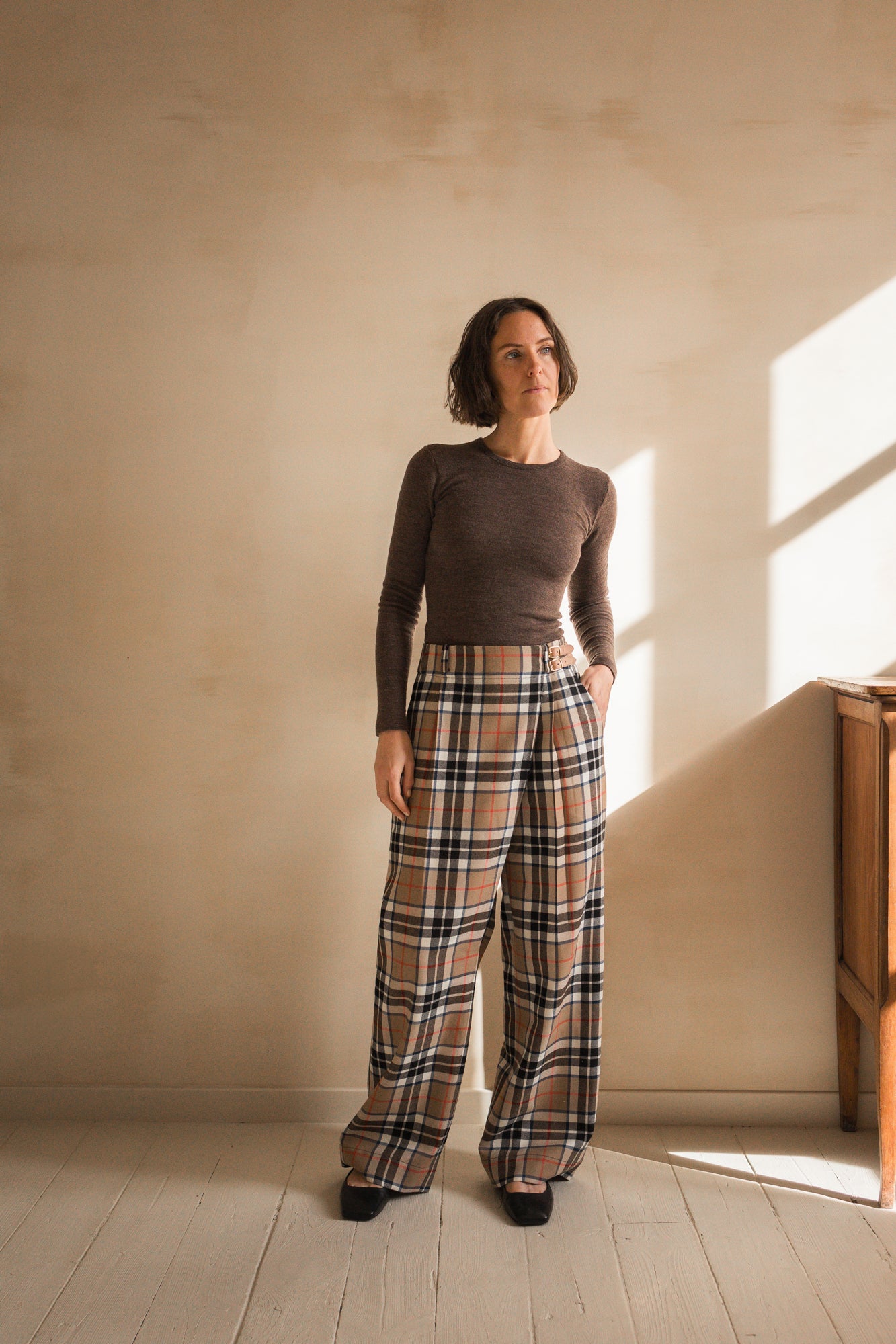 Pantalon tailleur portefeuille Hugo