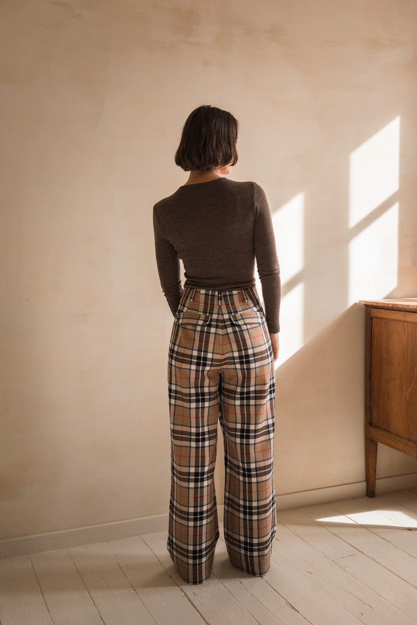 Pantalon tailleur portefeuille Hugo