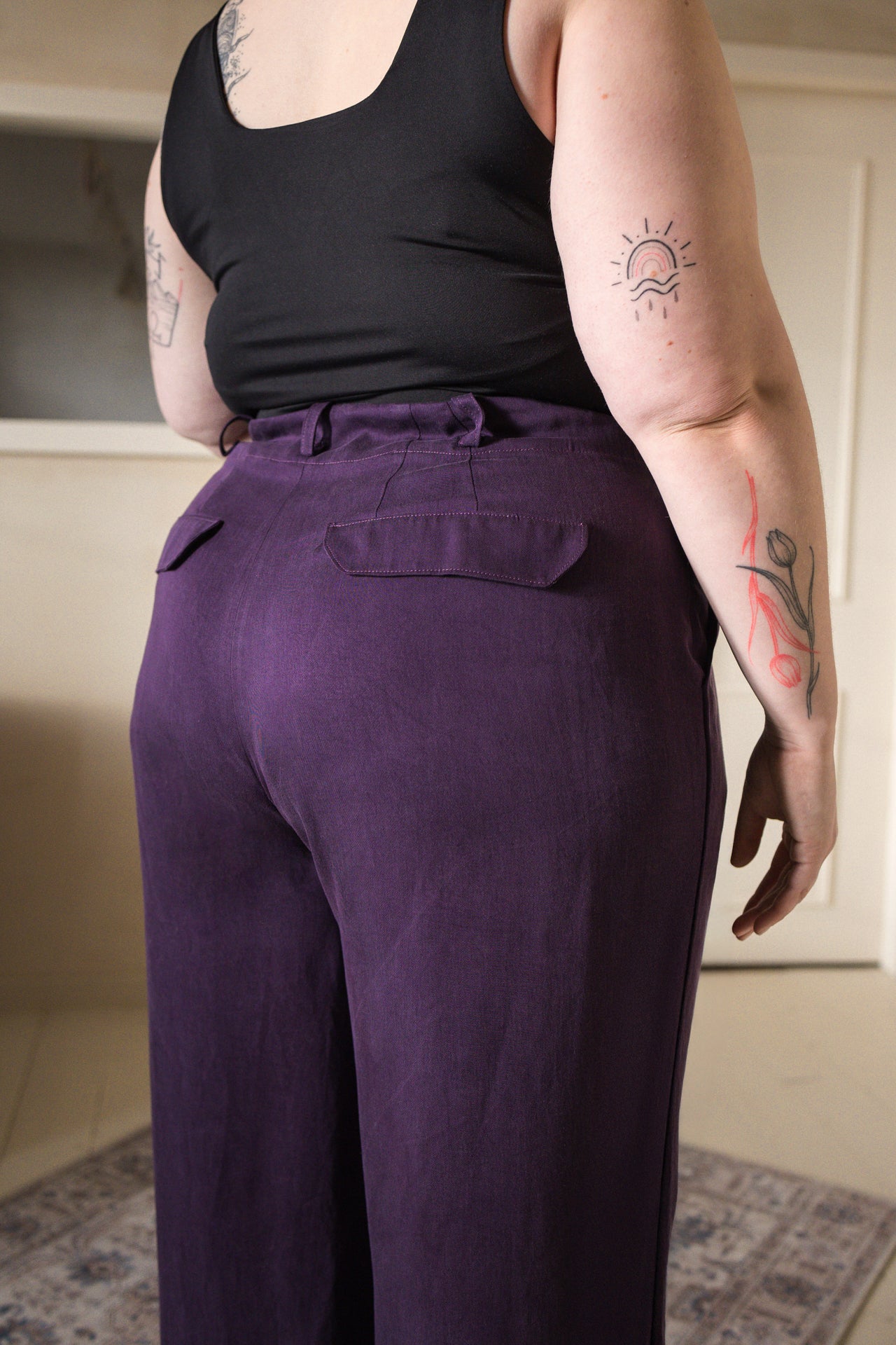 Pantalon tailleur portefeuille Hugo