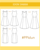 Idun jersey dress - PDF pattern - Ploen Patterns