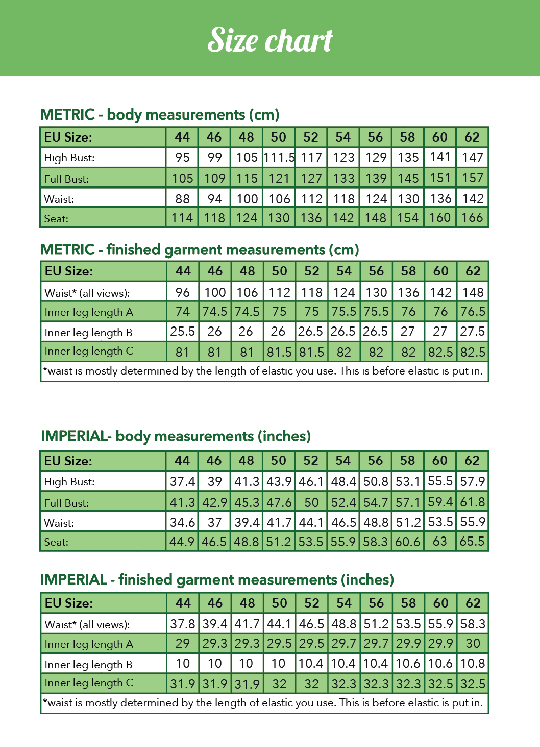 Jorun leggings PDF Pattern