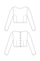 KANERVA button-back tee