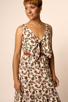 Keyhole front dress sewing pattern